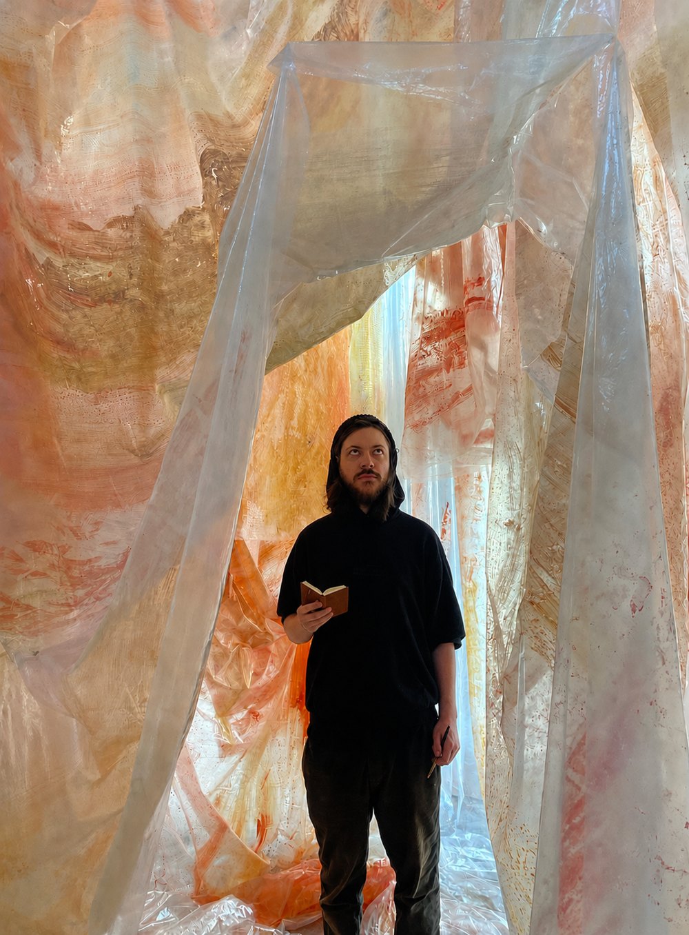 Jack Howard in a studio installation